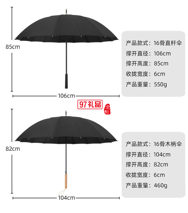 全自動(dòng)折疊雨傘長(zhǎng)柄晴雨兩用