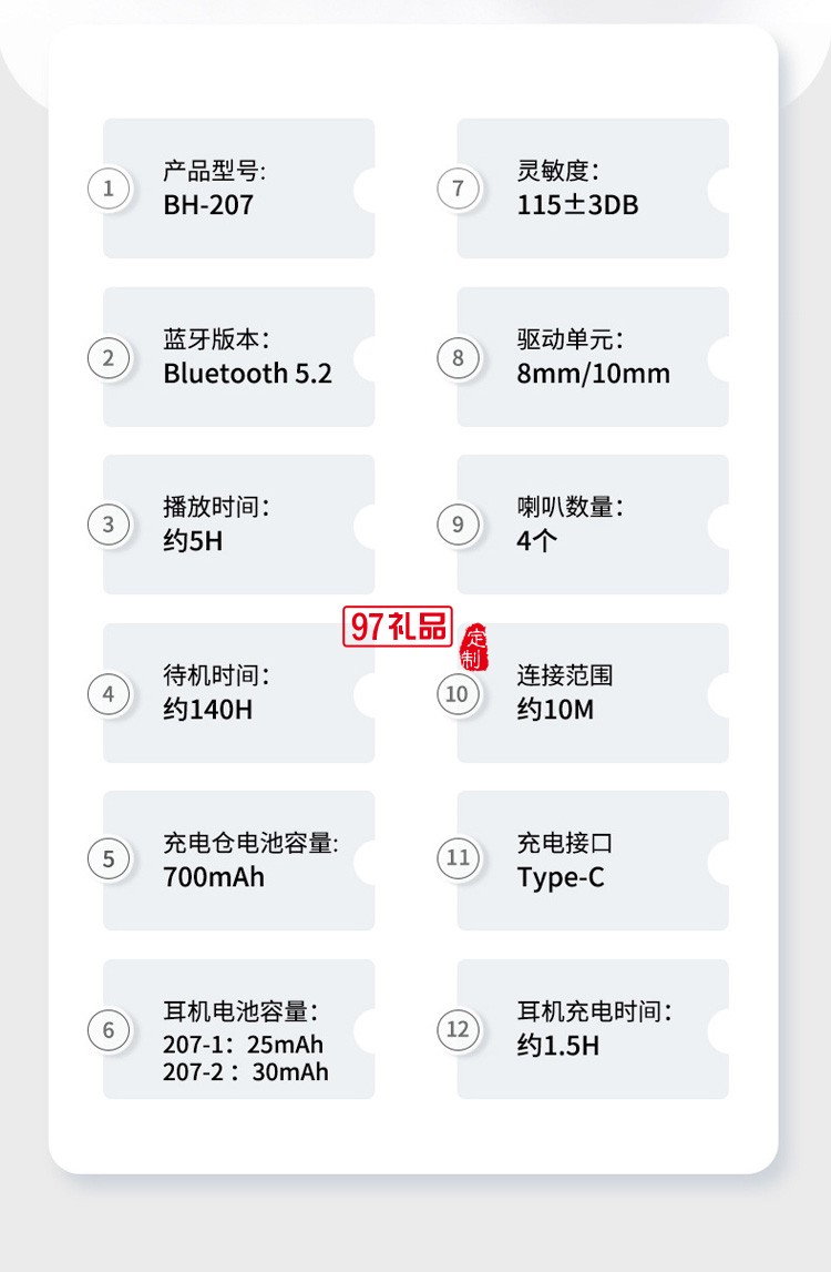 新款無線藍(lán)牙耳機(jī) TWS入耳式立體聲降噪